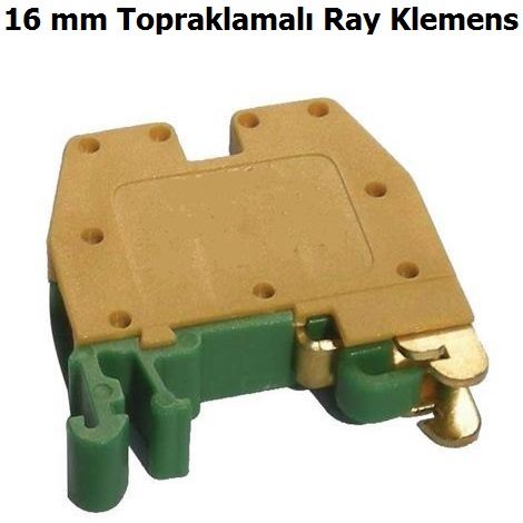 16 mm Topraklamal Ray Klemens
