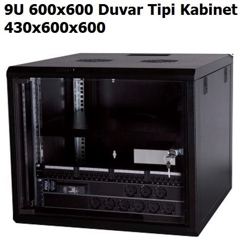 9U 600x600 Duvar Tipi Kabinet