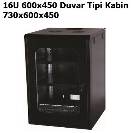 16U 600x450 Duvar Tipi Kabinet