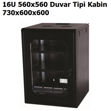 16U 560x560 Duvar Tipi Kabinet