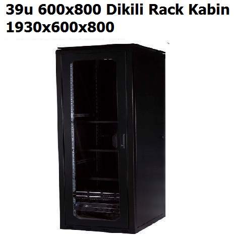 39u 600x800 Dikili Rack Kabin