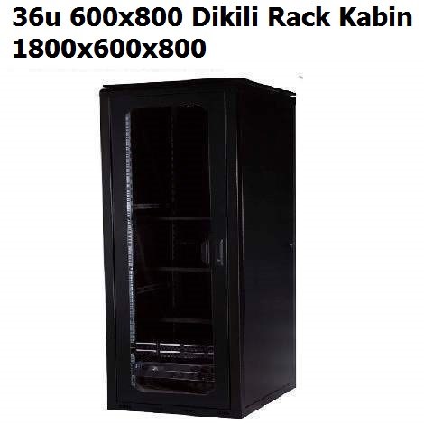 36u 600x800 Dikili Rack Kabin