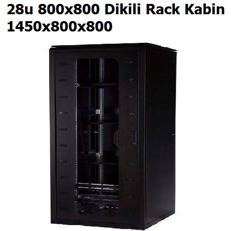 28u 800x800 Dikili Rack Kabin