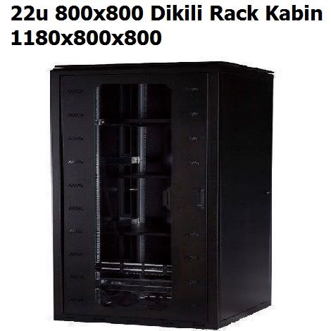 22u 800x800 Dikili Rack Kabin