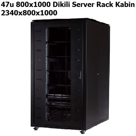 47u 800x1000 Dikili Server Rack Kabin