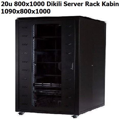 20u 800x1000 Dikili Server Rack Kabin
