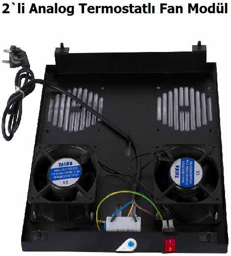 2`li Analog Termostatl Fan Modl