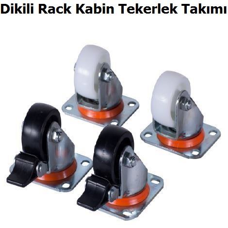 Dikili Tip Rack Kabinet Tekerlek Takm