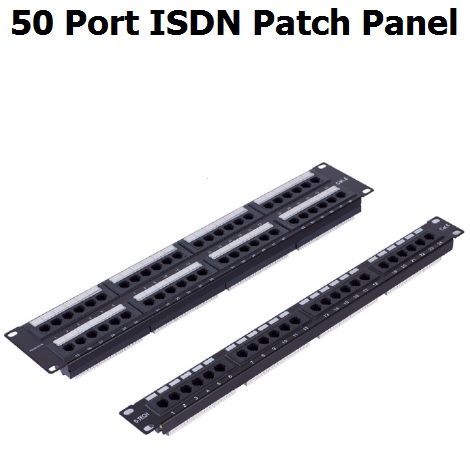 50 Port ISDN Patch Panel
