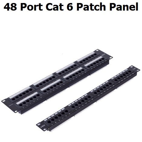 48 Port Cat6 Patch Panel