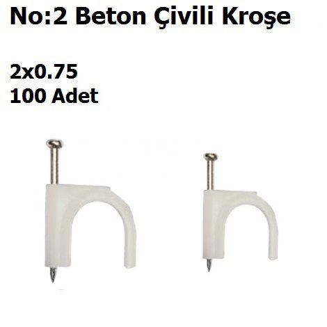 No:2 2x0.75 Beton ivili Kroe
