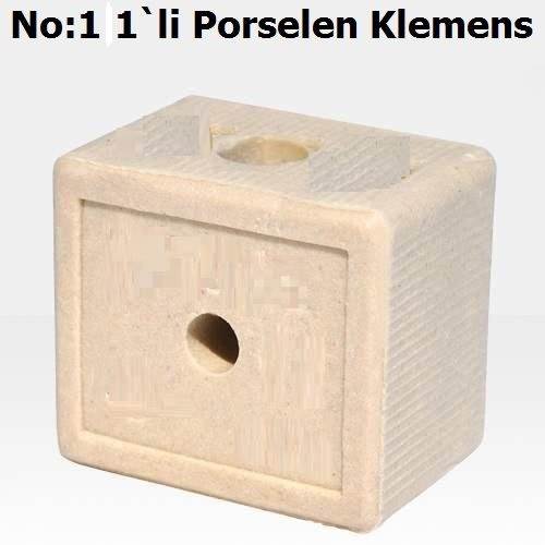 No:1 1`li Porselen Klemens