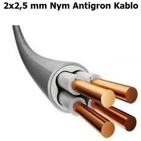 2x2,5 mm Nym Antigron Kablo