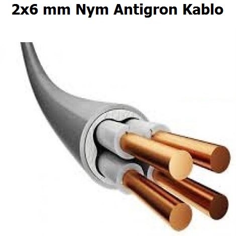 2x6 mm Nym Antigron Kablo