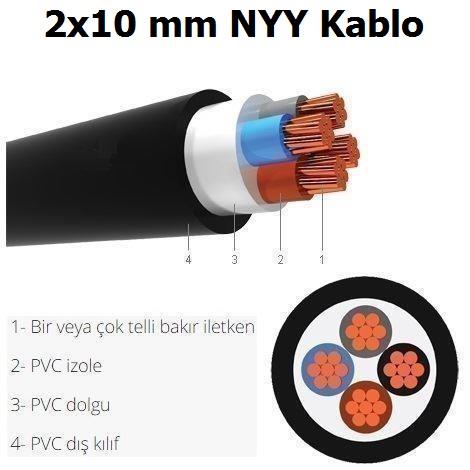 2x10 mm NYY Kablo