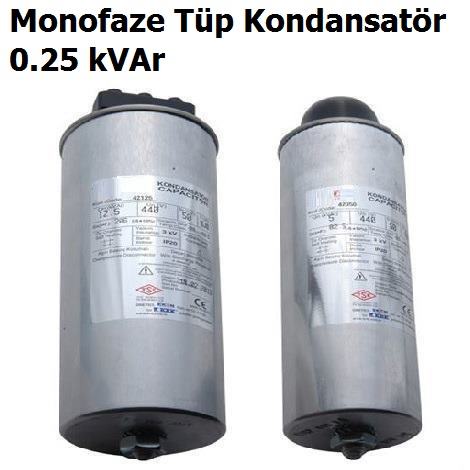 0.25 kVAr Monofaze Tp Kondansatr