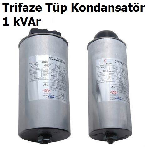 1 kVAr Trifaze Tp Kondansatr