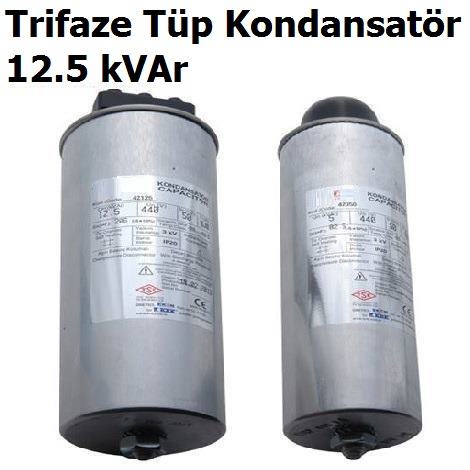 12.5 kVAr Trifaze Tp Kondansatr