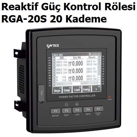 RGA-20S 20 Kademe Reaktif G Kontrol Rlesi