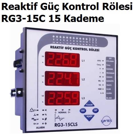 RG3-15C 15 Kademe Reaktif G Kontrol Rlesi