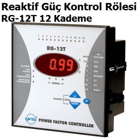 RG-12T 12 Kademe Reaktif G Kontrol Rlesi