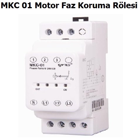 Entes MKC 01 Motor Faz Koruma Rlesi