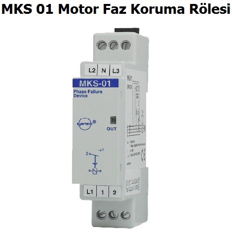 Entes MKS 01 Motor Faz Koruma Rlesi