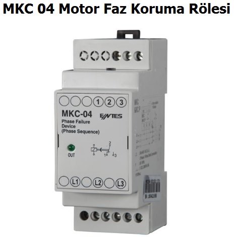 Entes MKC 04 Motor Faz Koruma Rlesi