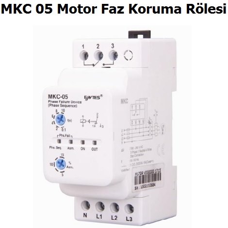 Entes MKC 05 Motor Faz Koruma Rlesi