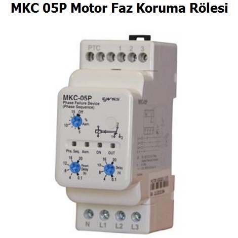 Entes MKC 05P Motor Faz Koruma Rlesi