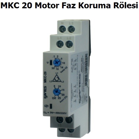 Entes MKC 20 Motor Faz Koruma Rlesi