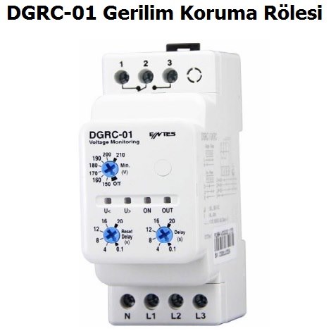 Entes DGRC-01 Gerilim Koruma Rlesi