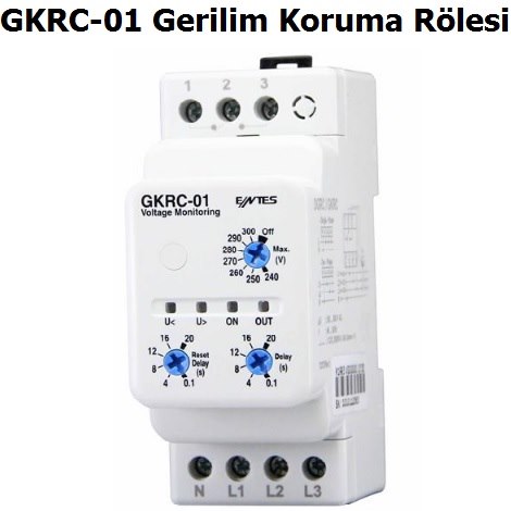 Entes GKRC-01 Gerilim Koruma Rlesi