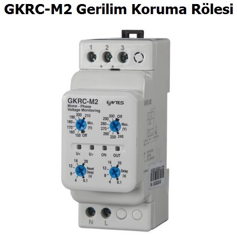 Entes GKRC-M2 Gerilim Koruma Rlesi