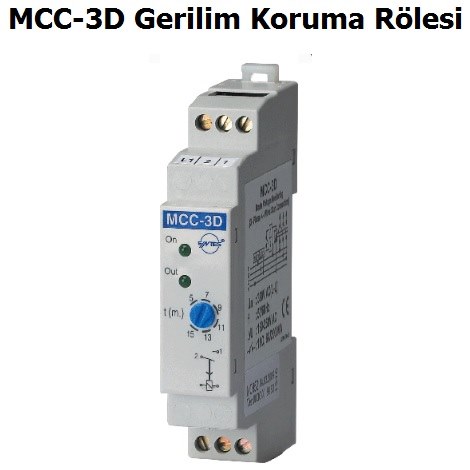 Entes MCC-3D Gerilim Koruma Rlesi