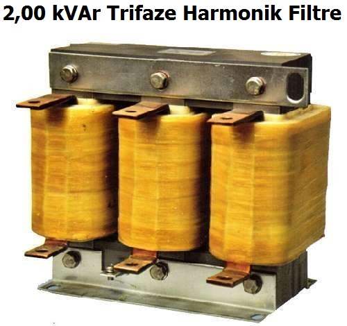 2,00 kVAr Trifaze Harmonik Filtre