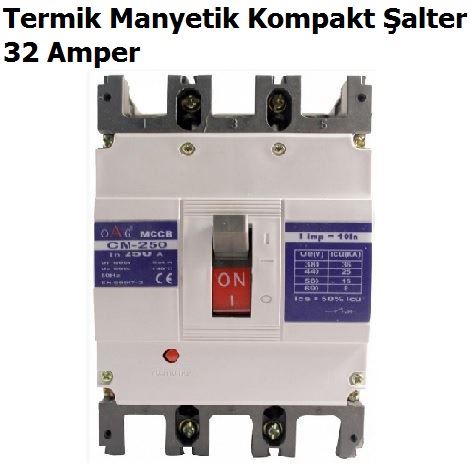 32 Amper Termik Manyetik Kompakt alter