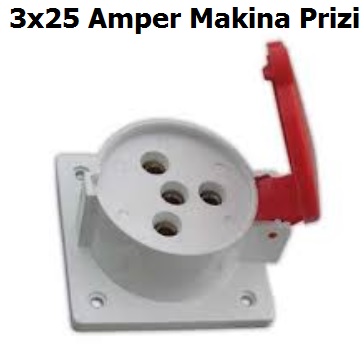 3x25 Amper Makine Prizi