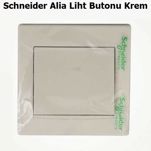 Schneider Alia Liht Butonu Krem
