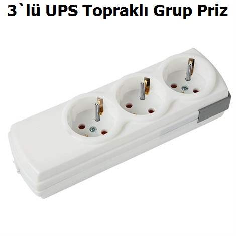 3`l UPS Toprakl Grup Priz