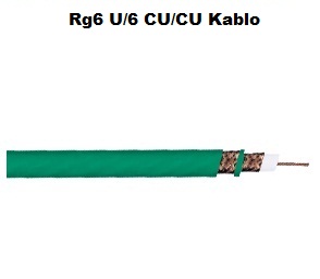 Rg6 U/6 CU/CU Kablo