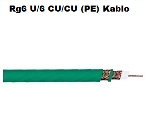 Rg6 U/6 CU/CU (PE) Kablo