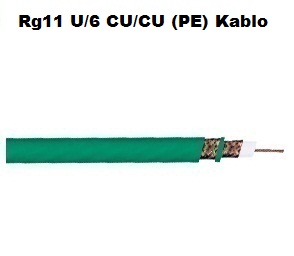 Rg11 U/6 CU/CU (PE) Kablo