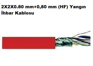 2X2X0.8+0,8 mm HF Yangn hbar Kablosu