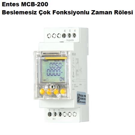 Entes MCB-200 Beslemesiz ok Fonksiyonlu Zaman Rlesi 