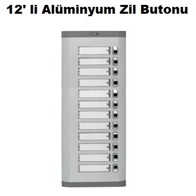 12` li Alminyum Zil Butonu