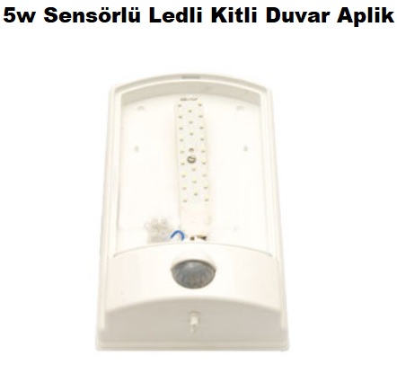 5w Sensrl Ledli Kitli Duvar Aplik