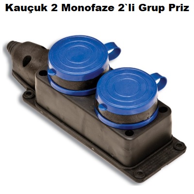 Kauuk 2 Monofaze 2`li Grup Priz