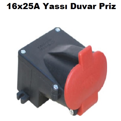 16x25A Yass Duvar Priz