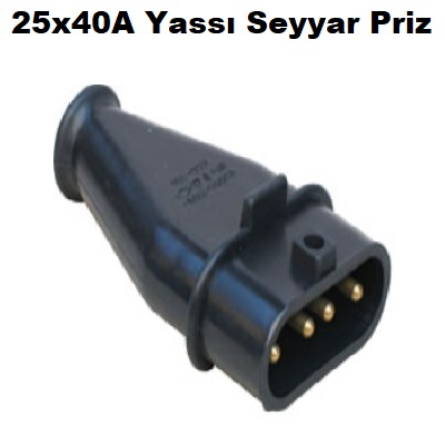 25x40A Yass Seyyar Priz
